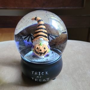 Halloween gnome snowglobe